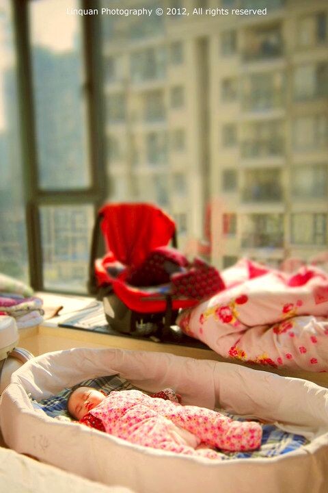 Feb 04,2012 妞妞<br />
Day 159, 阳光明媚的早晨......