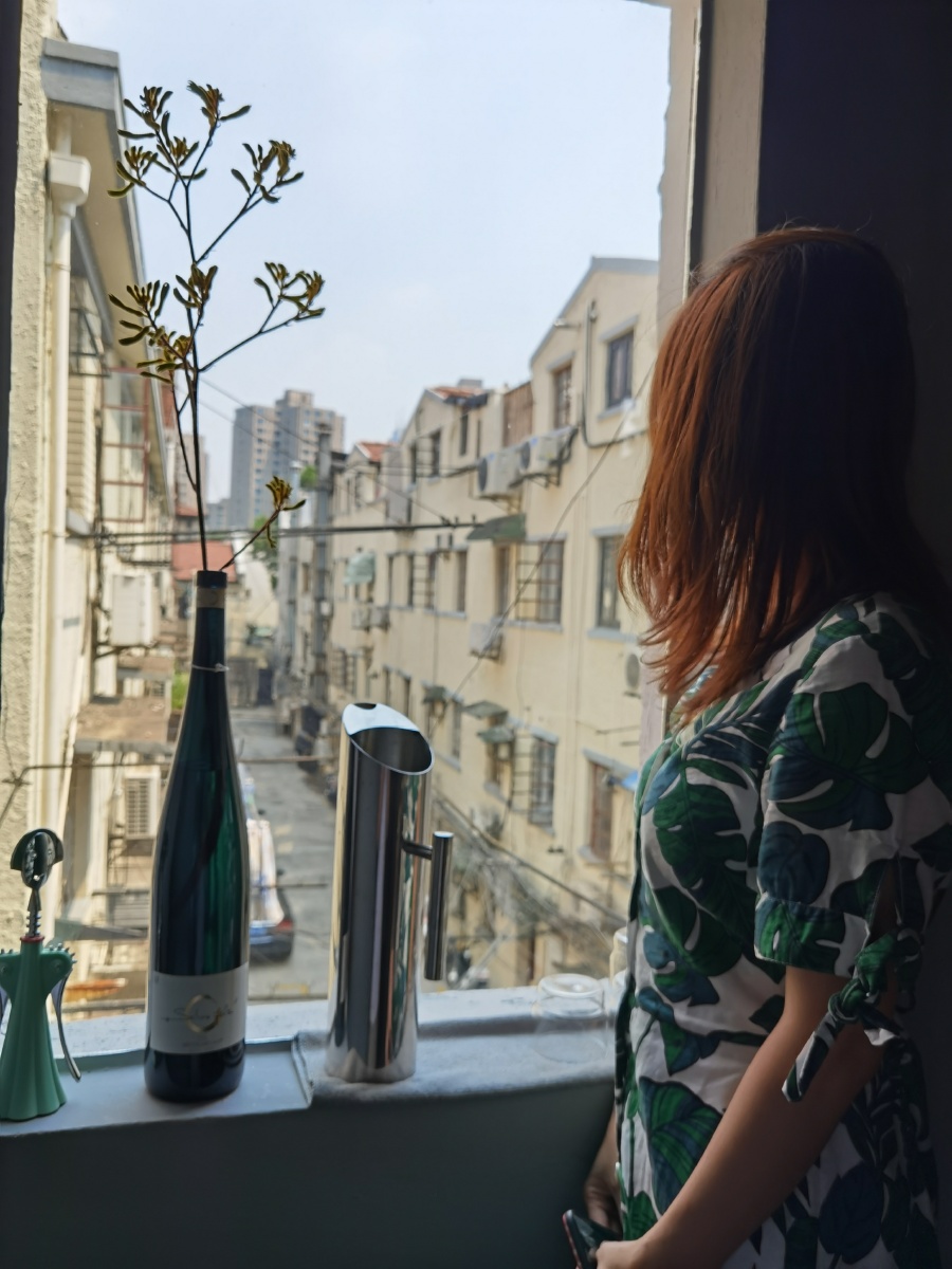 用手机拍得人像