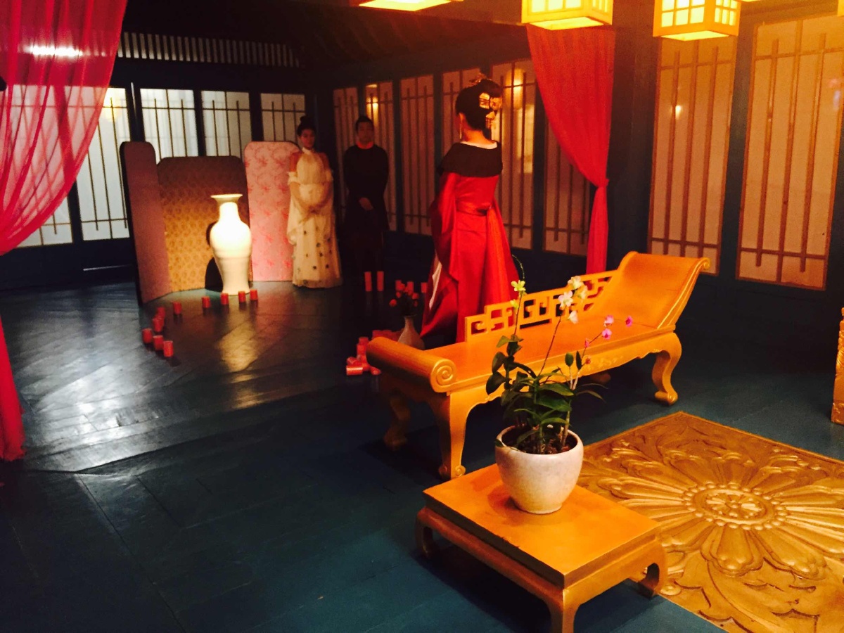 2015年拍摄太子妃升职记场景