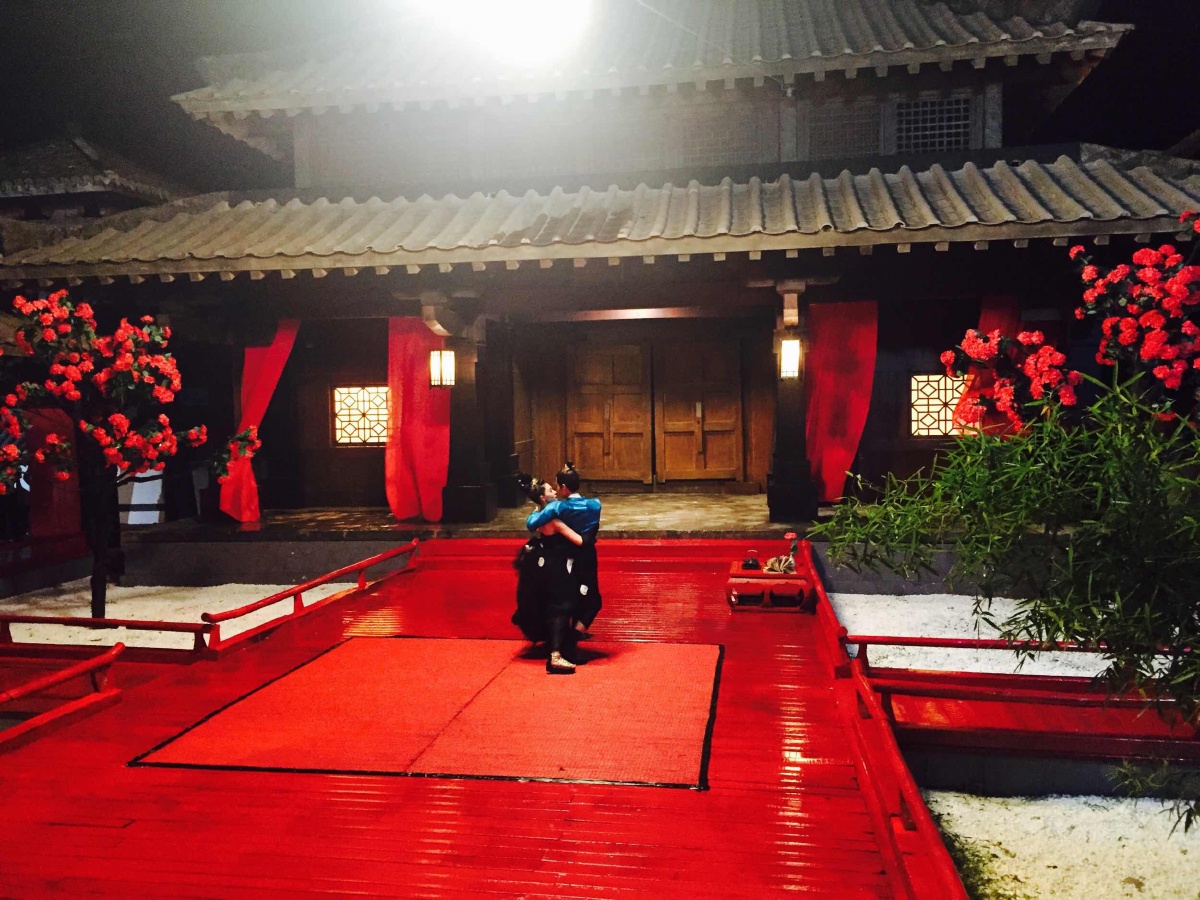 2015年拍摄太子妃升职记场景