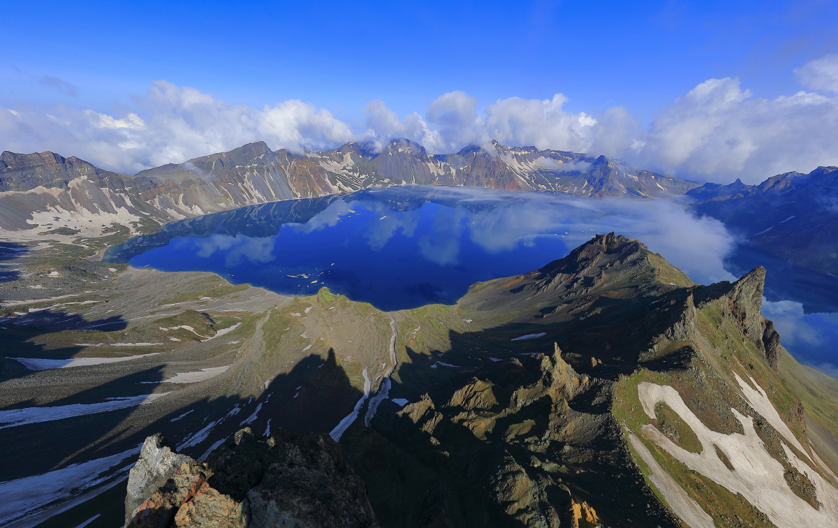 拍摄于长白山东坡的自然风光.