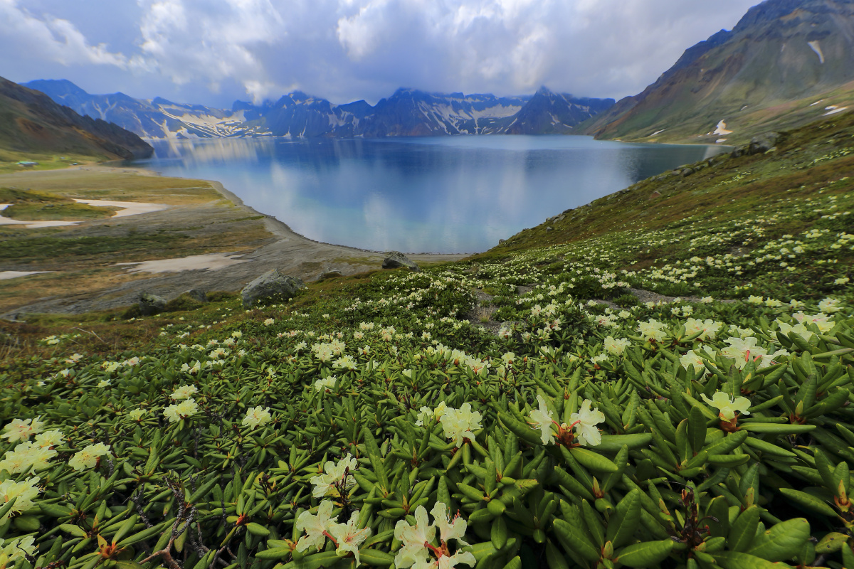 拍摄于长白山东坡的自然风光.
