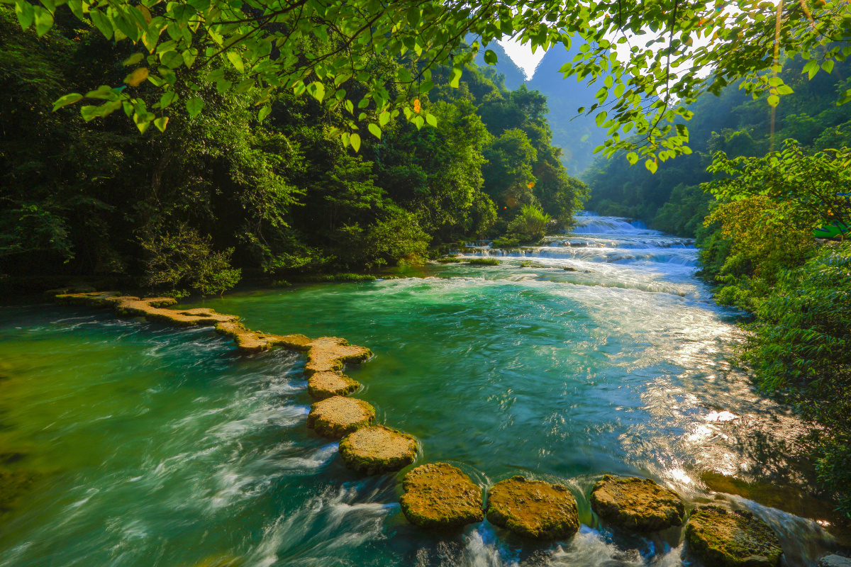 贵州荔波小七孔景区樟江.