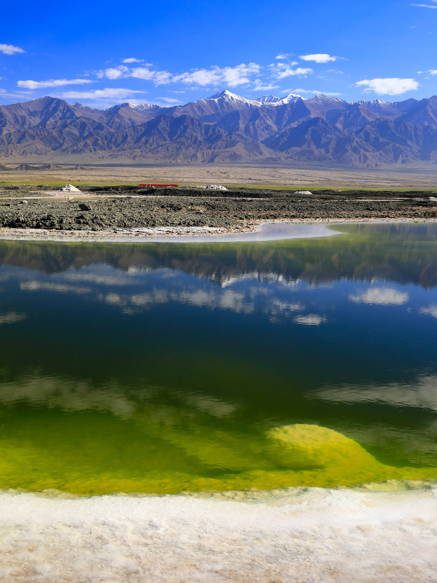 神奇柴达木,秀色翡翠湖