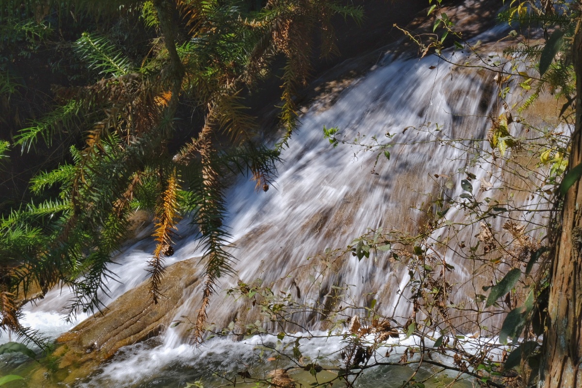 万山深处断人烟溪水潺潺接涧泉