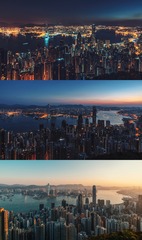 维港日出