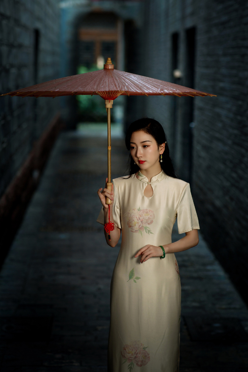 烟雨蒙蒙的江南你打着伞漫步小巷间犹如画中人一般盛世长安的繁华一片