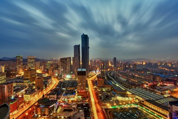 大连中心夜色