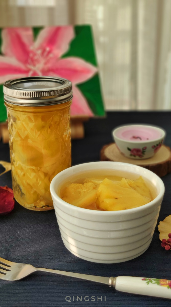 自制冰糖水菠萝