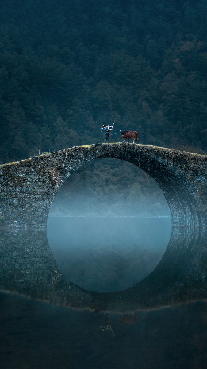 一座修建于大明朝古桥