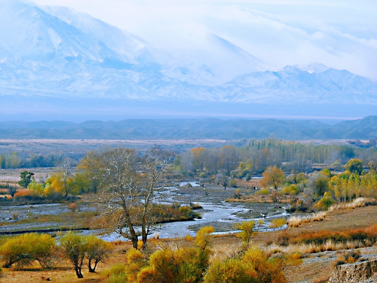 美丽的新疆博州风景