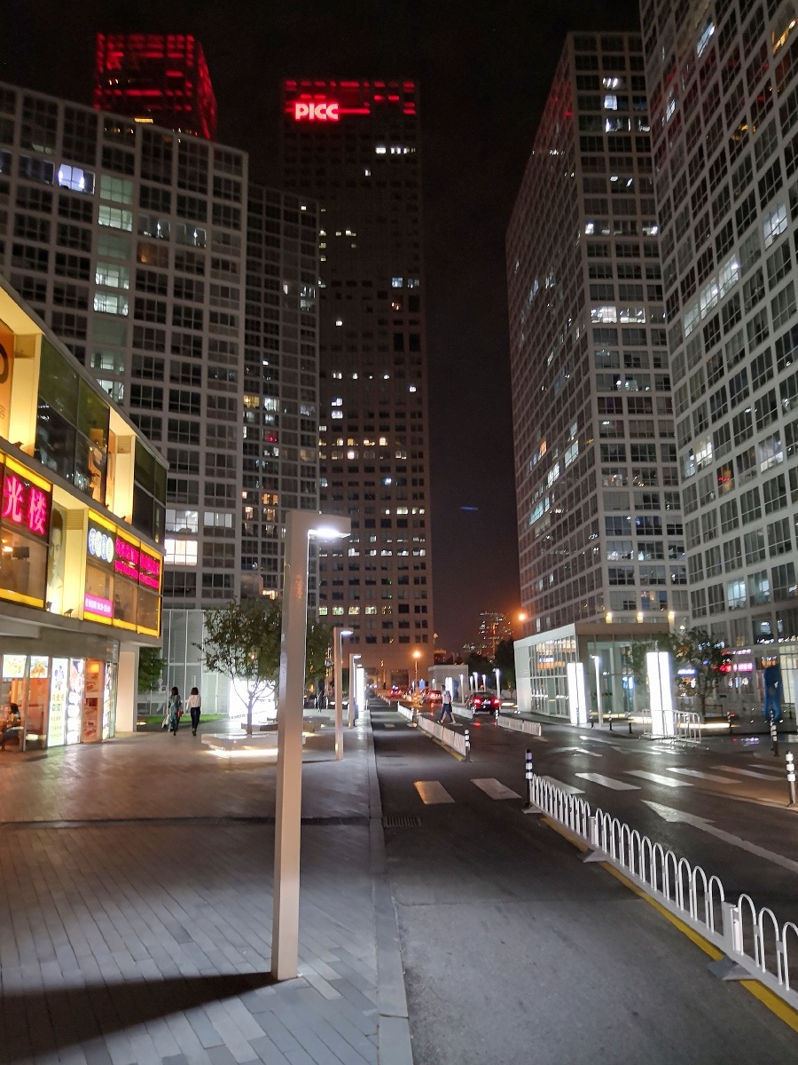 银泰中心 建外soho 夜景