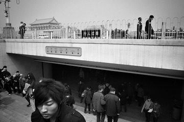天安门广场 地下通道 2010