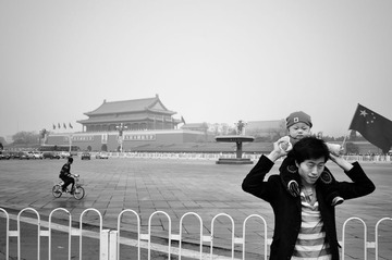 天安门广场 照相的人 2010