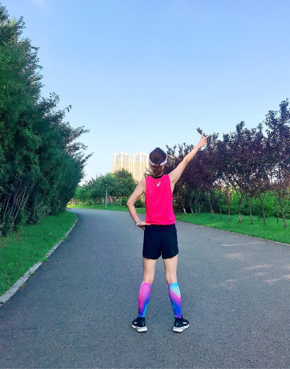 跑步女神运动让人更美丽