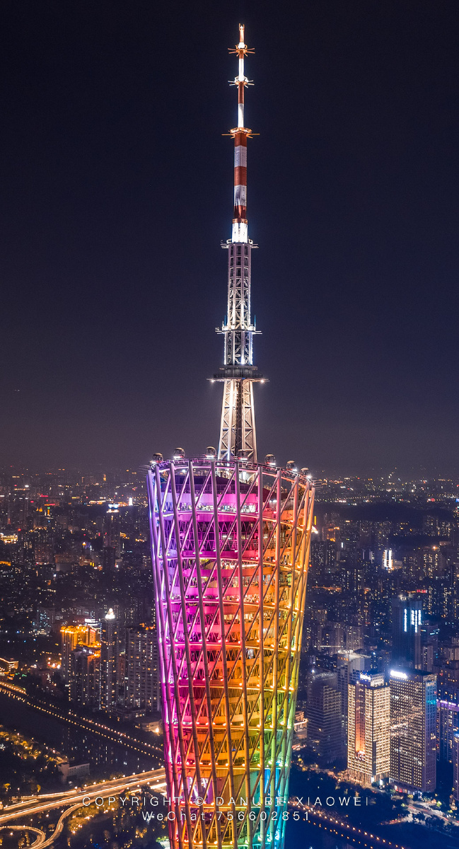 夜景广州塔 - 航拍的胖子噢 - 图虫