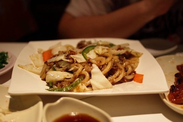 牛肉炒乌冬