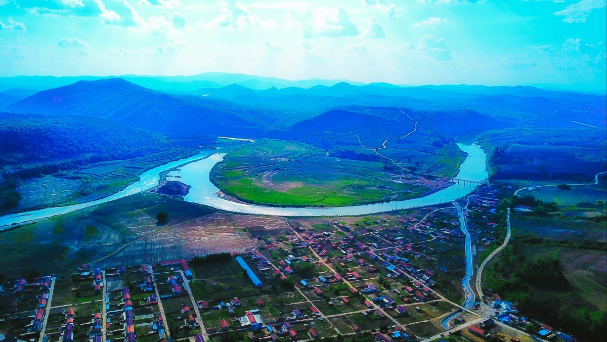 安图县两江镇风光