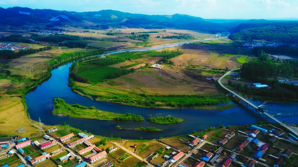 安图县两江镇风光
