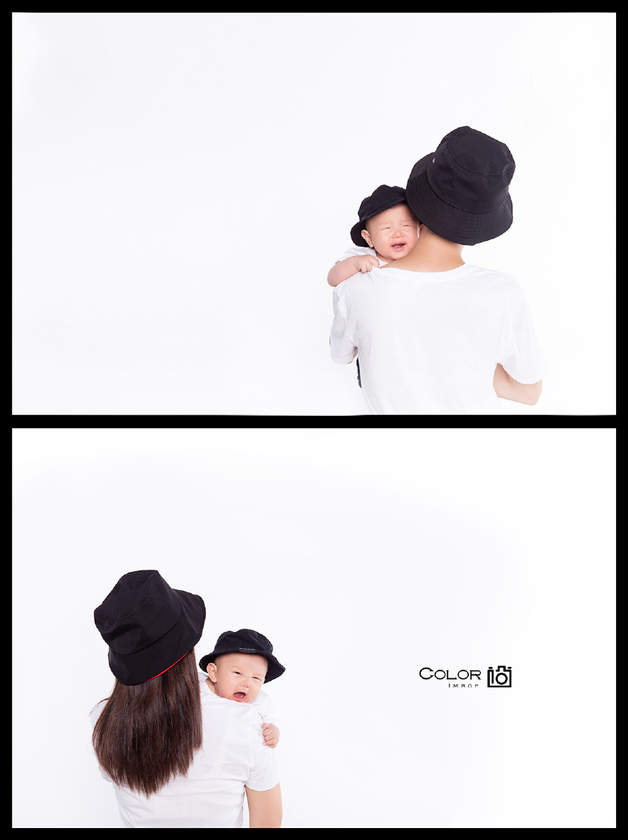 宝宝百天 #亲子照 #全家福 #柳州 - 达子damon - 图虫