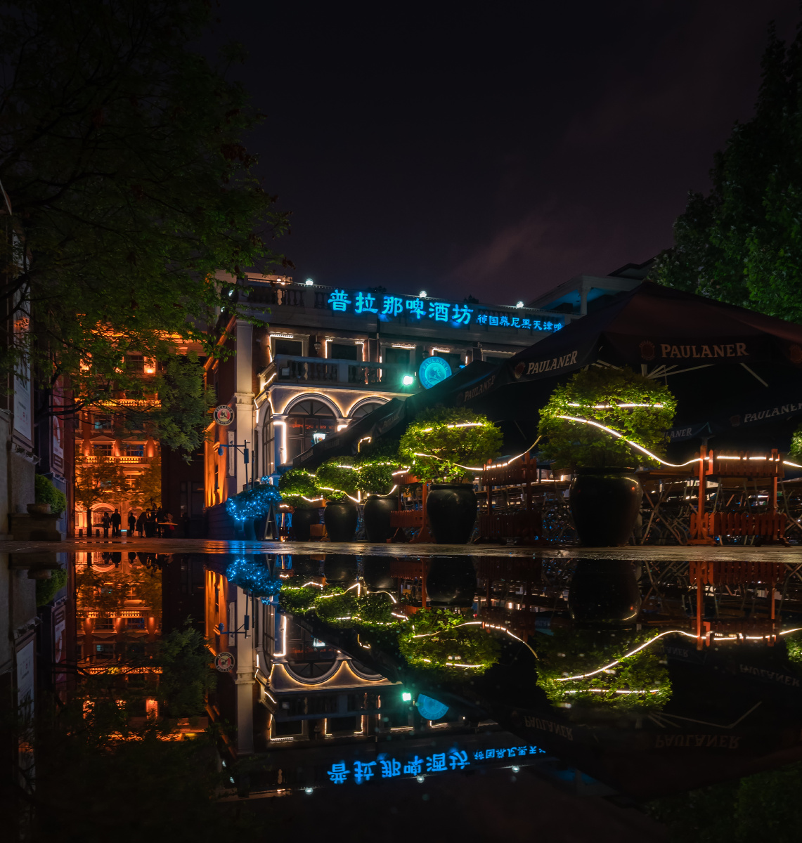 雨后的意风街光影迷人 - l洛克