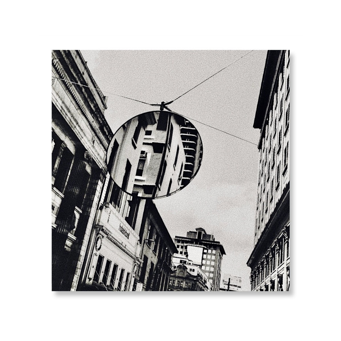 胶片风格黑白街头摄影