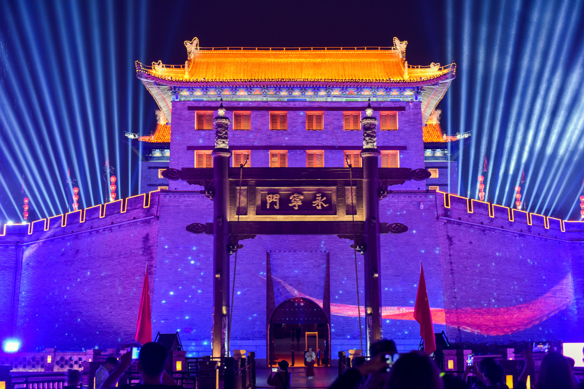 流光溢彩永宁门