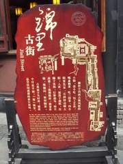 锦里路牌