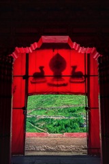 窗外-西藏寺庙