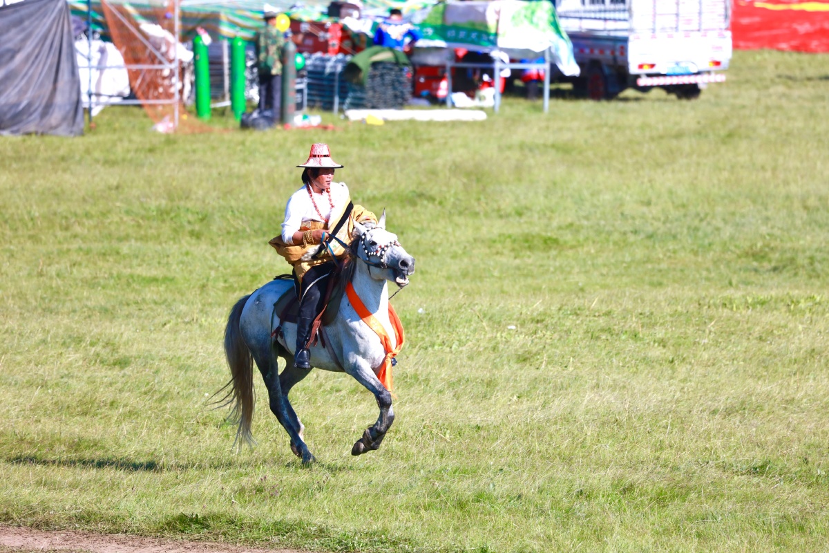 2021年青海省河南蒙古族自治县那达慕盛会上
