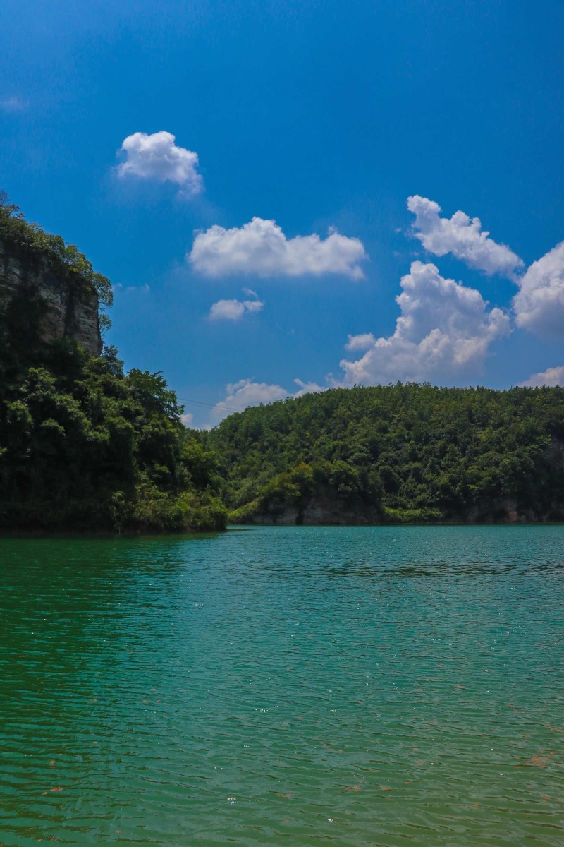 金龙谷风景区还在修建的醉美偏坡