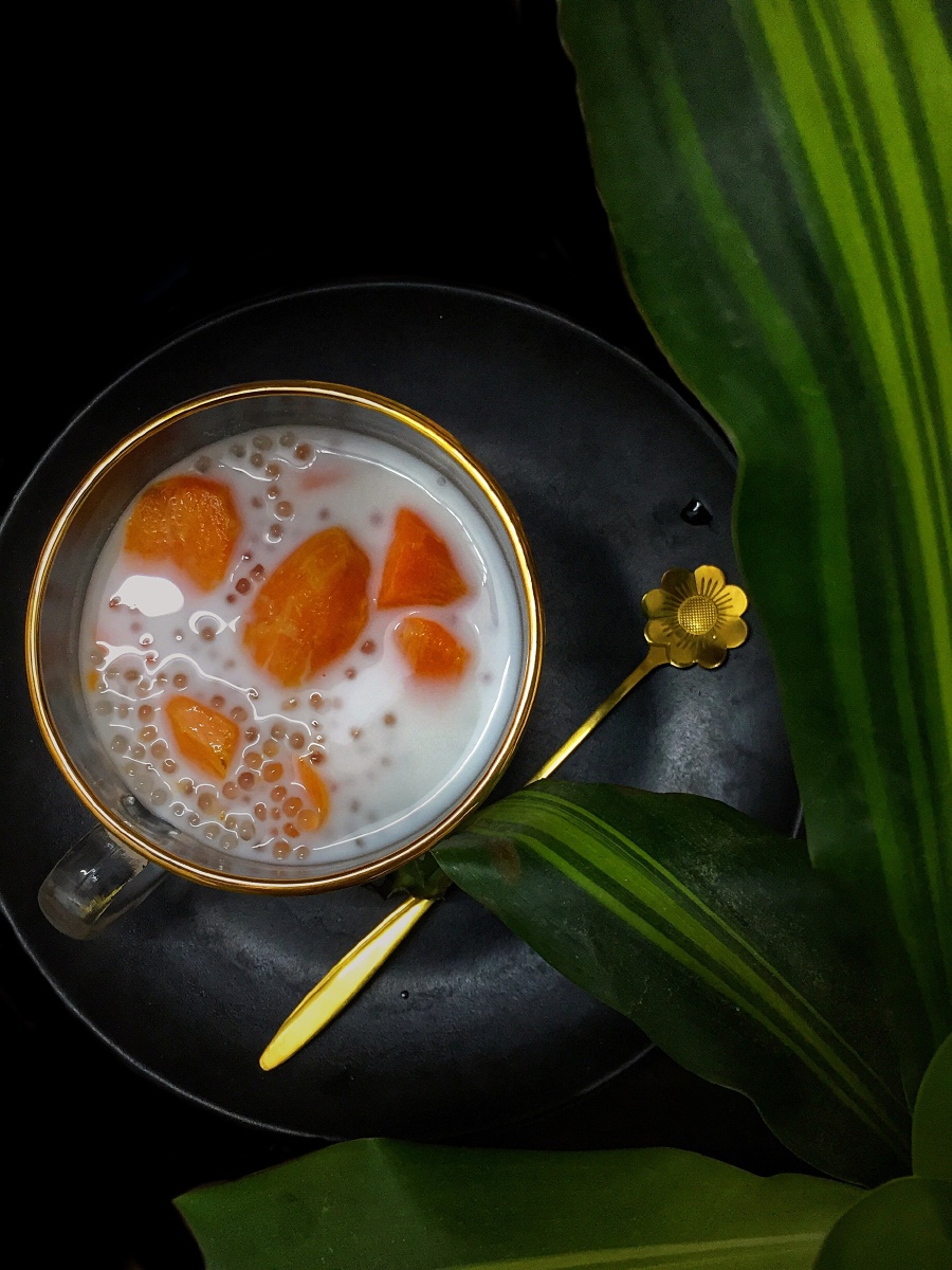 红薯椰汁西米露