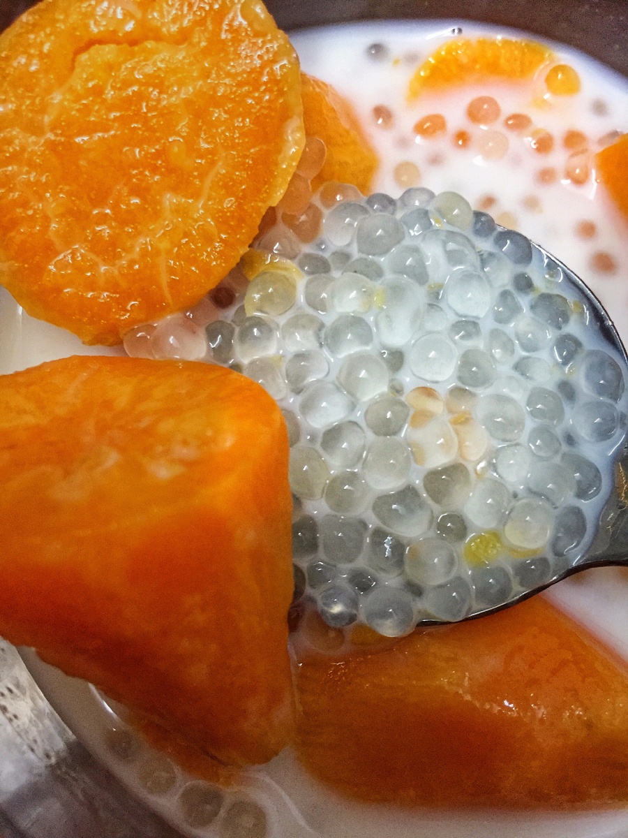 红薯椰汁西米露