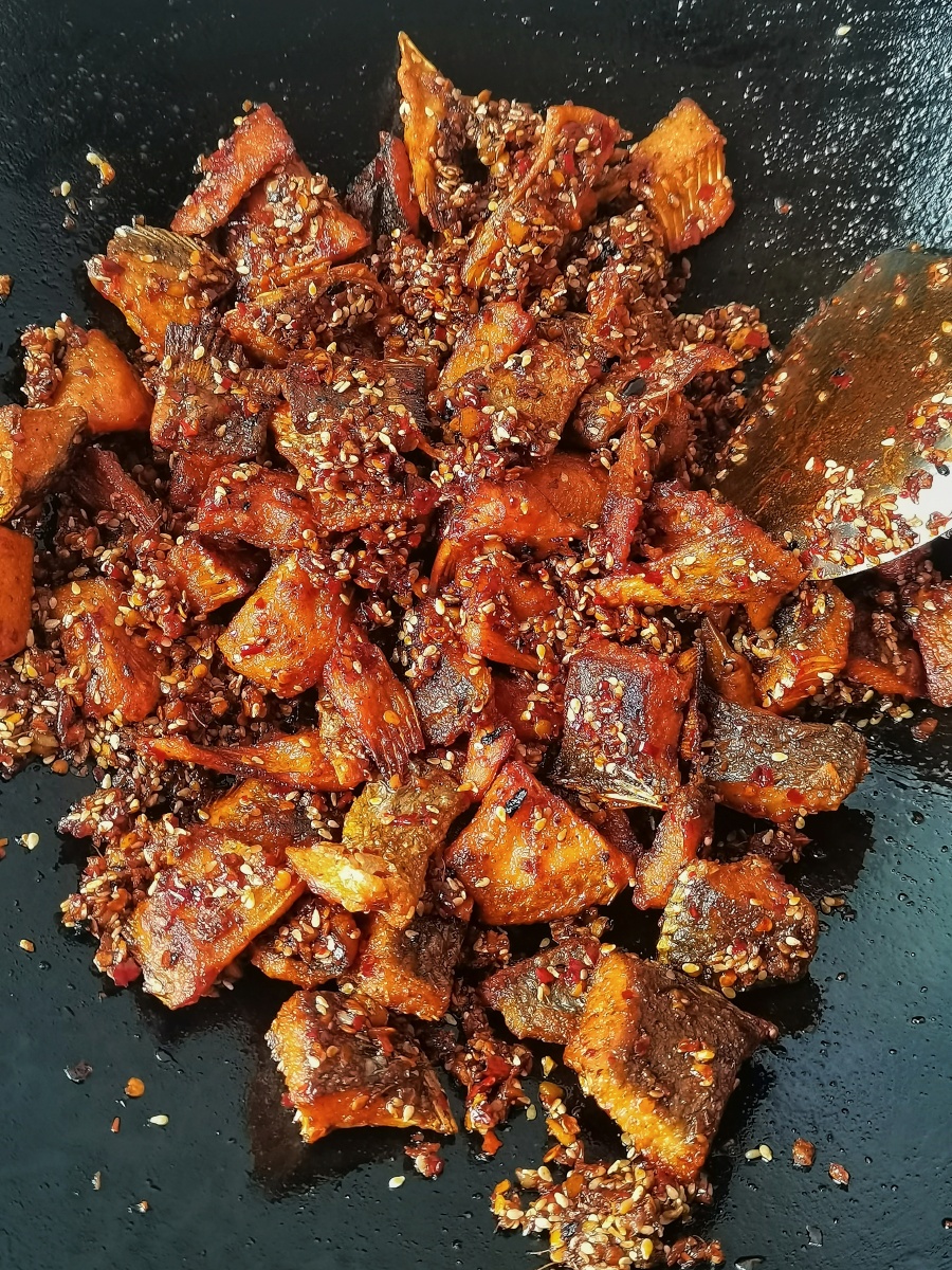 自制麻辣鱼块