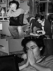 working all night