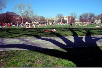 Shadow on the oval