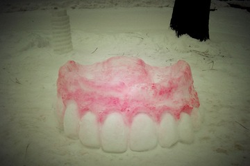 As white as snow, literally...