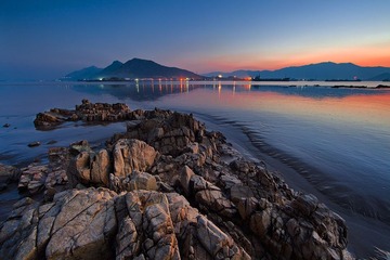 海岛暮色