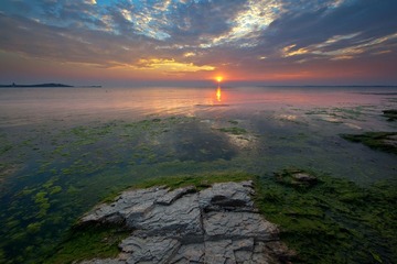 太湖落日