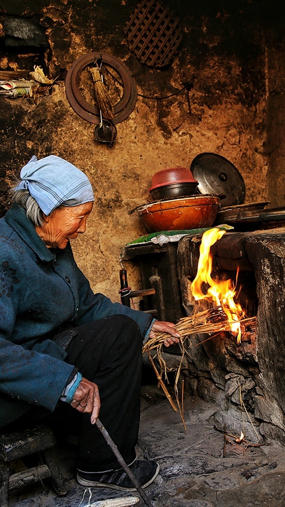 人间烟火河北省涉县王金庄村原生态的传统村落保留着很多城市已经看不