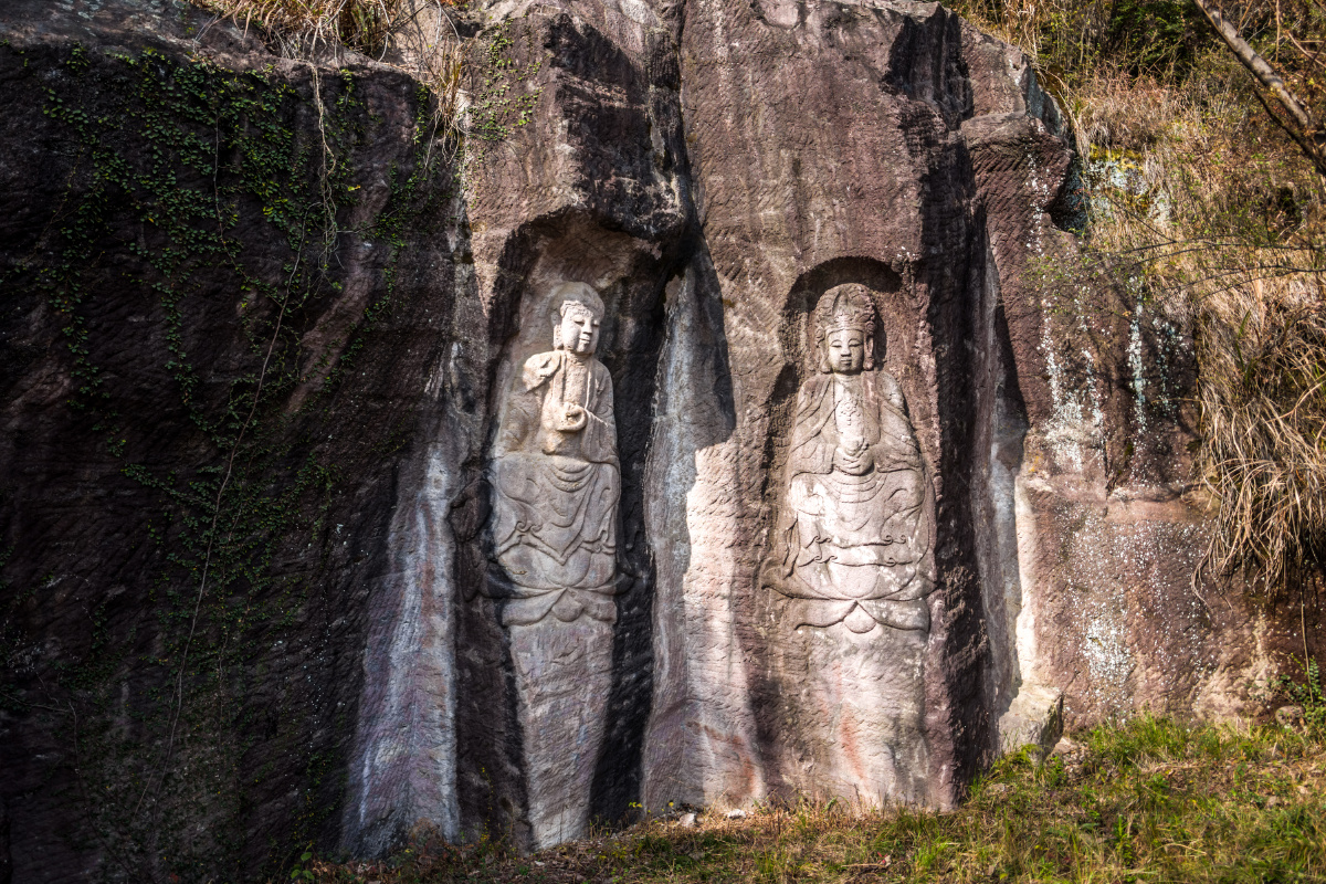 摩崖石刻杭州南山造像