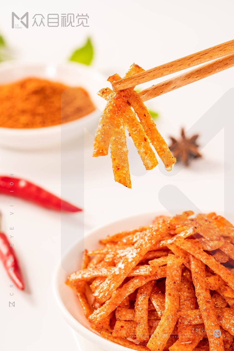 辣条美食拍摄x众目摄影