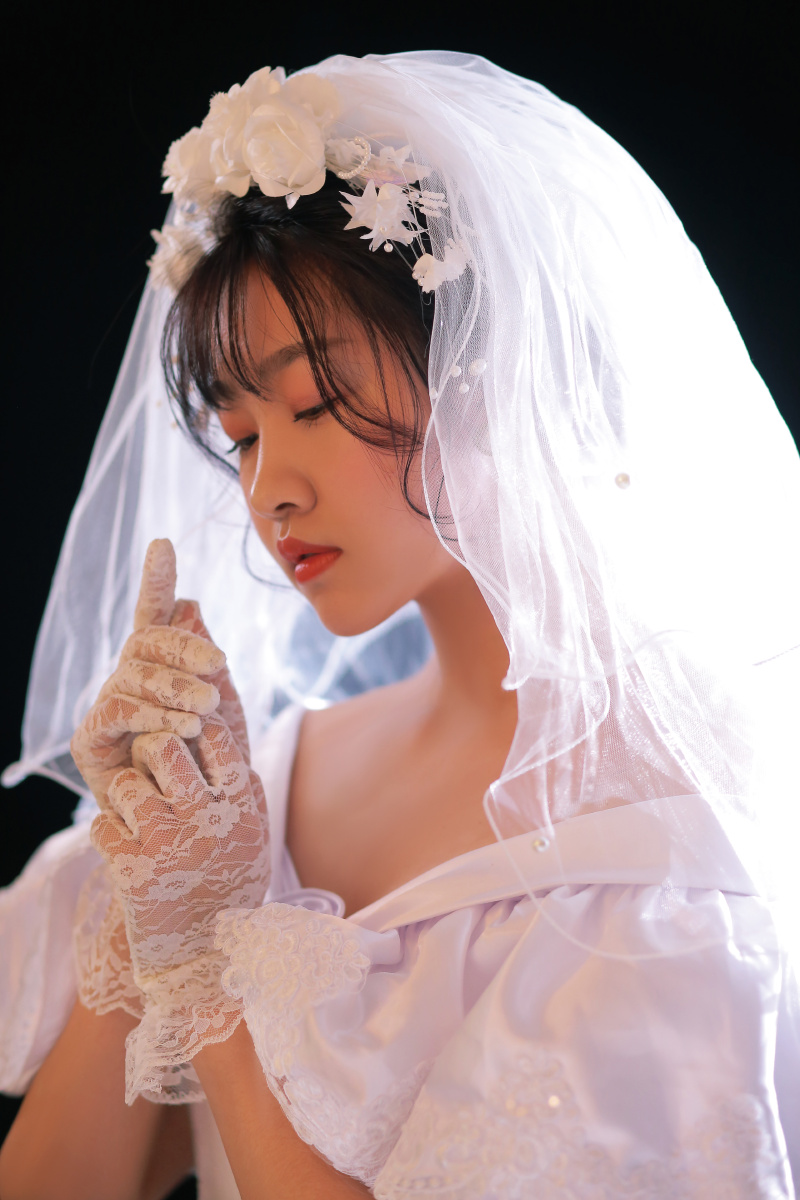 复古邵和婚纱写真银河系少女