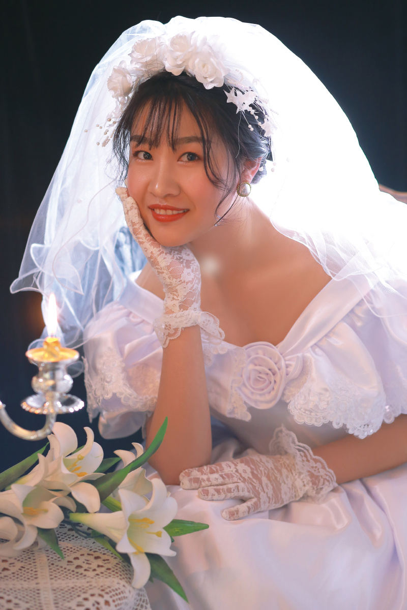 复古邵和婚纱写真银河系少女