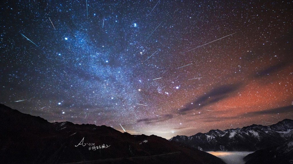 GeminiFireballs of 12.12.2014<br />
巴朗山熊猫王国之巅·阿坝州汶川县·四川<br />
Nikon D4<br />
F2.8 ISO800 30S