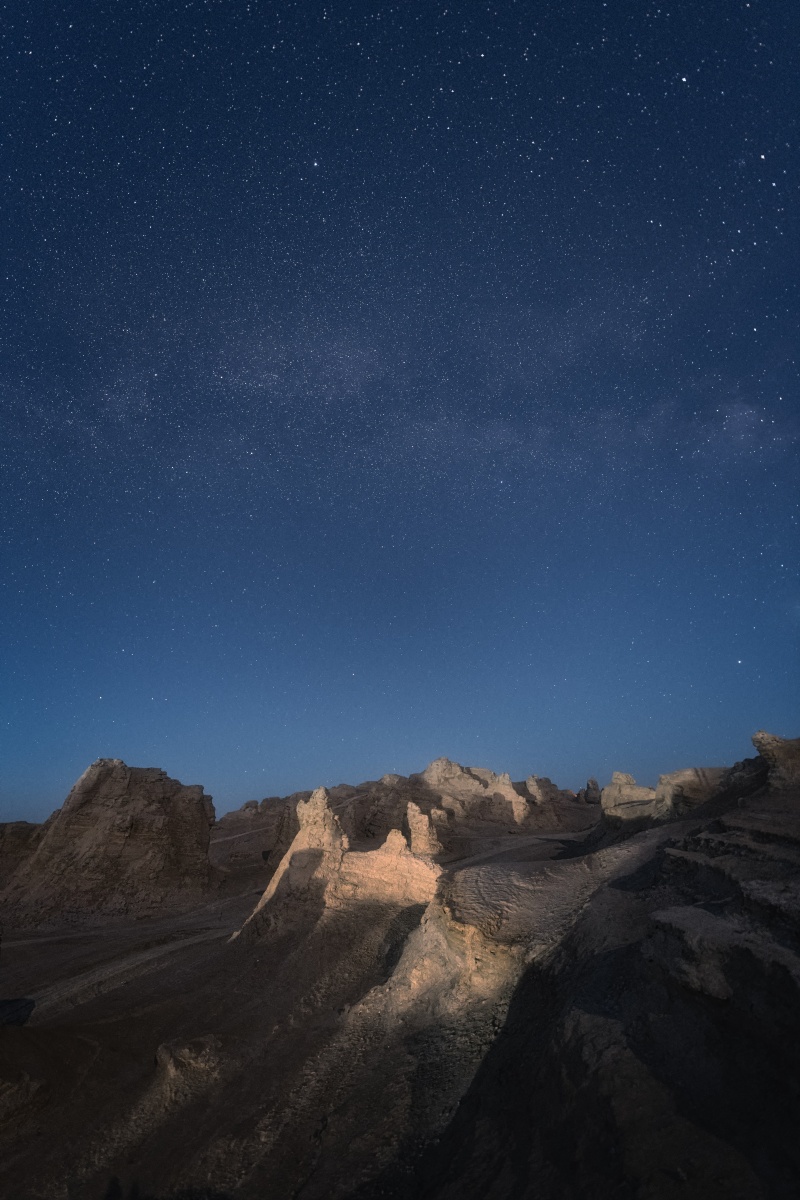 俄博梁蓝调星空