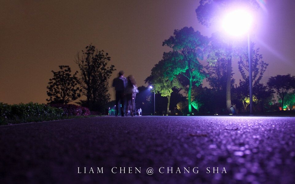 夏夜的橘子洲不属于长沙<br />
