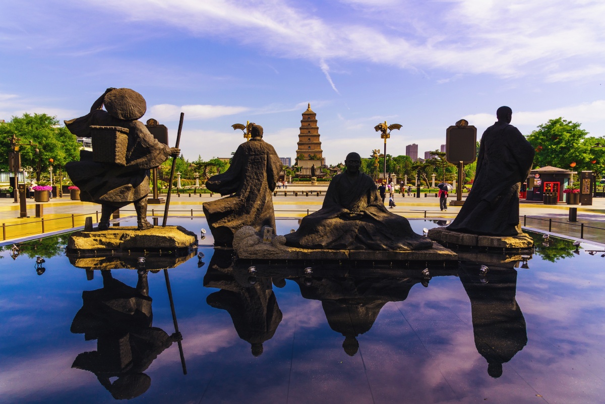 西安大雁塔南广场