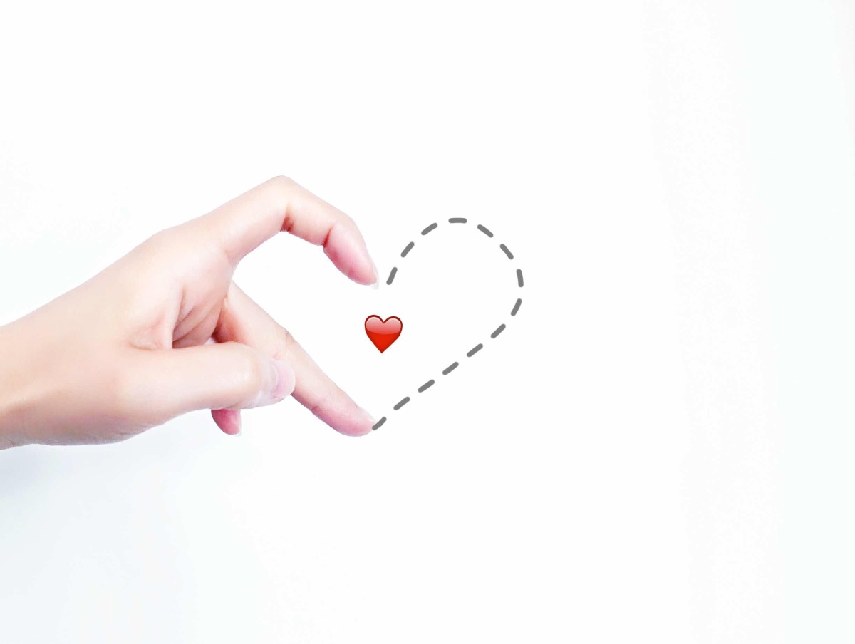 一波手势图 比心手势 - 地瓜啊