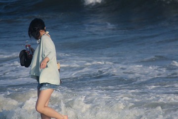 海边大妞
